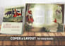 draw magical fairy tale book illustration with layout